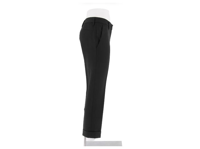 PRADA Hose T.IT 38 Wolle Schwarz - Ansicht 3