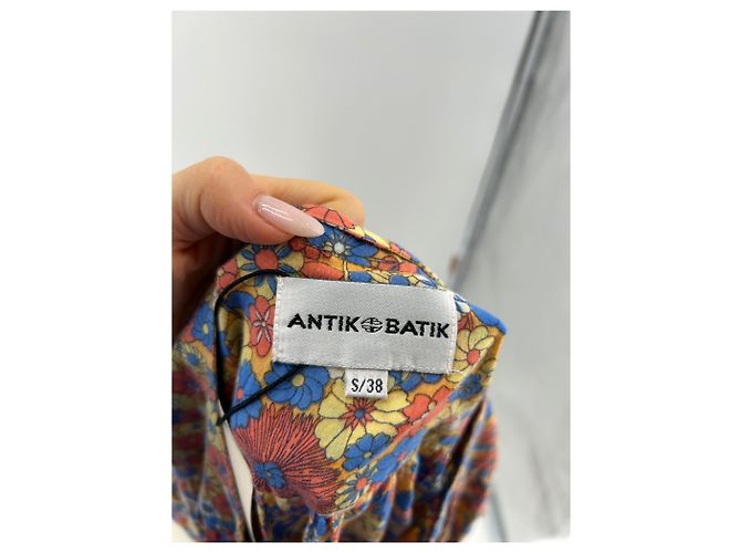 Vestido ANTIK BATIK T.International S Algodón Naranja - vista 5