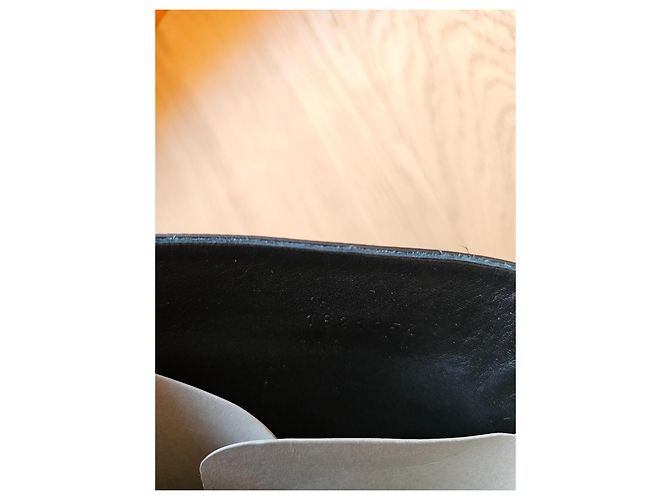 Botas Hermès Story de cuero negro - vista 5