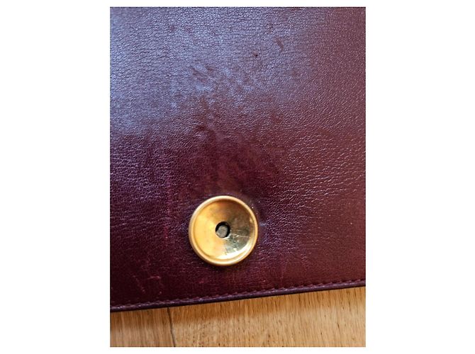Pochette Dior in Coccodrillo Rosso Bordeaux Bordò - vista 6