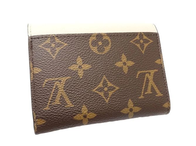 Billetera plegable Monogram Louis Vuitton Castaño Gris Monograma - vista 2
