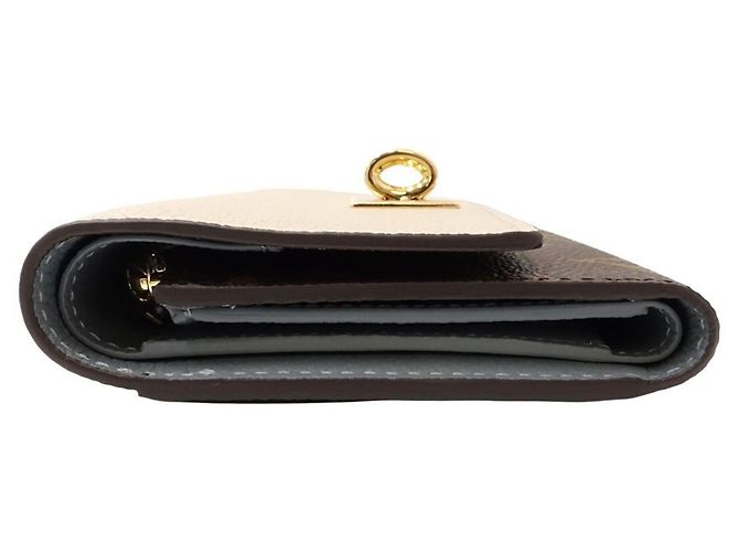 Billetera plegable Monogram Louis Vuitton Castaño Gris Monograma - vista 3