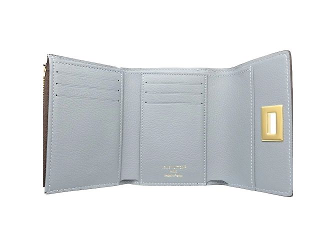 Billetera plegable Monogram Louis Vuitton Castaño Gris Monograma - vista 5