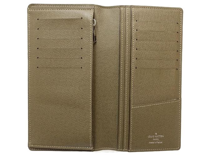 Louis Vuitton Taiga Long Wallet Khaki - view 5