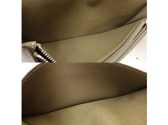 Louis Vuitton Taiga Long Wallet Khaki - view 8