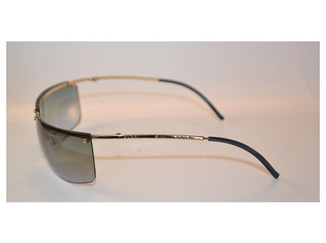 occhiali da sole Gucci metallo oro D'oro - vista 4