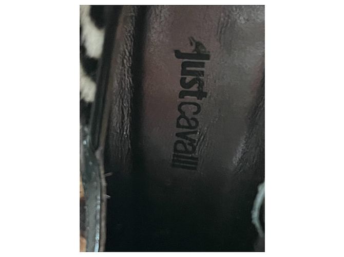 Botines Just Cavalli de piel marrón Castaño - vista 12