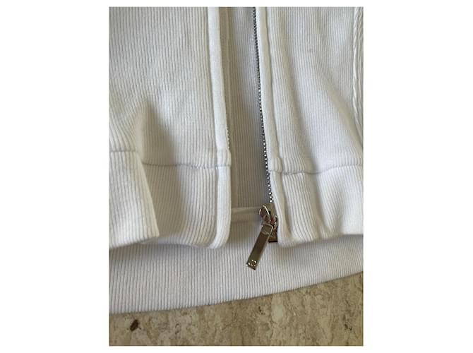 Bustier Chanel blanco de algodón y elastano crop top - vista 6