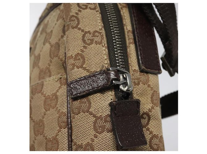 Borsa a Spalla in Tela GG Gucci Beige 122759 Auth ti2694 - vista 15