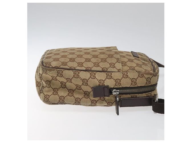 Borsa a Spalla in Tela GG Gucci Beige 122759 Auth ti2694 - vista 4