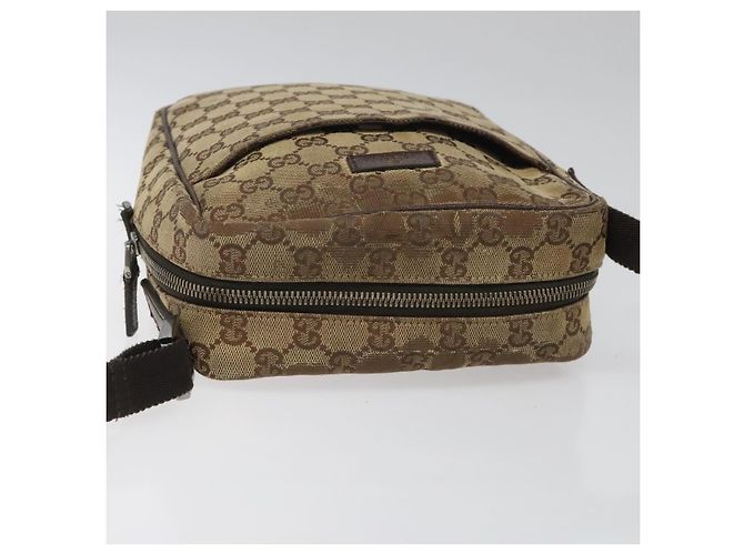 Borsa a Spalla in Tela GG Gucci Beige 122759 Auth ti2694 - vista 6