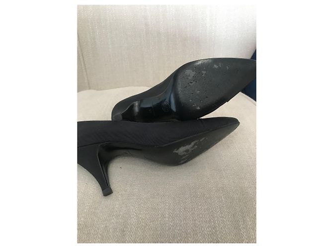 Tacchi CHANEL T.EU 36 Tessuto Nero - vista 6