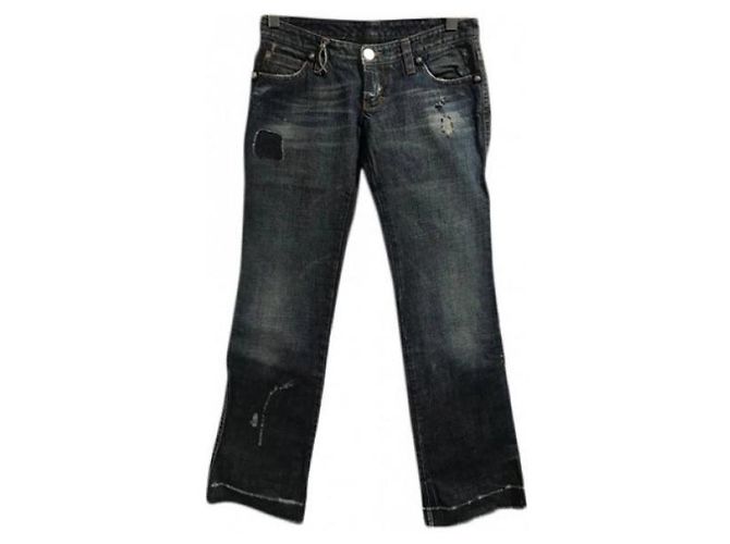Jeans DSQUARED2 T.FR 40 Cotone Blu - vista 10