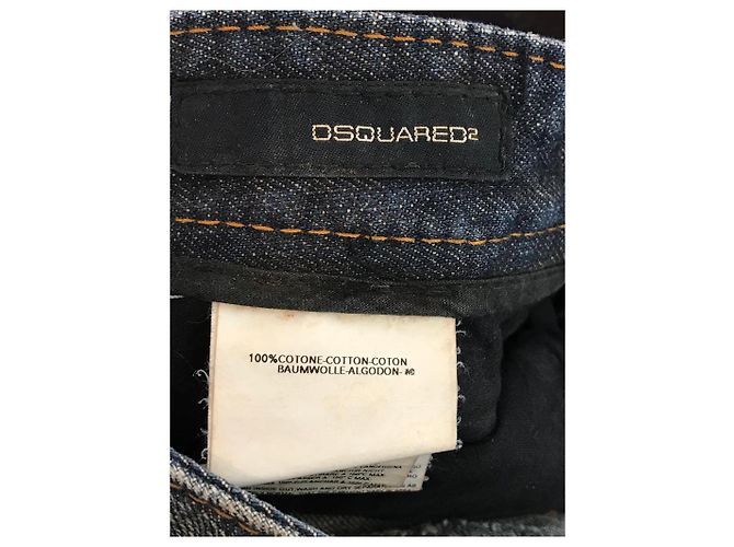 Jeans DSQUARED2 T.FR 40 Cotone Blu - vista 8