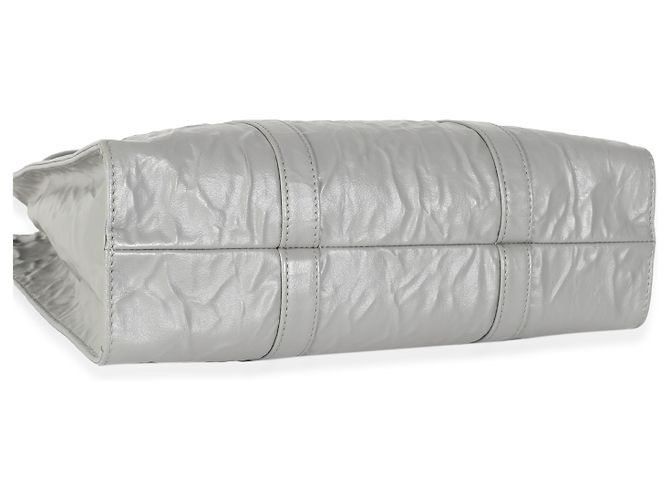 Prada Kleine Antike Tote aus Grauem Nappa Braun - Ansicht 4