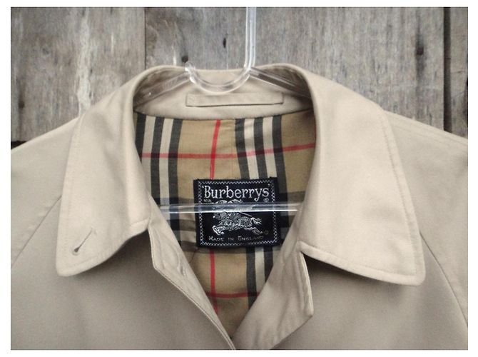 Abrigo Impermeable Burberry Beige de Algodón y Poliéster - vista 2