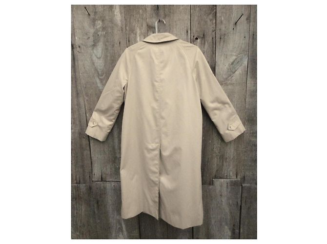Abrigo Impermeable Burberry Beige de Algodón y Poliéster - vista 4