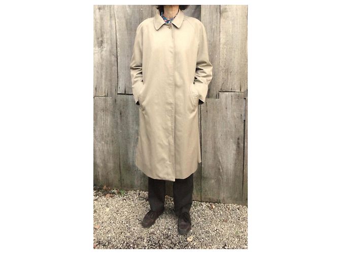Abrigo Impermeable Burberry Beige de Algodón y Poliéster - vista 5