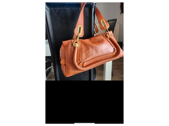Chloé Paraty Ledertasche Cognac - Ansicht 2
