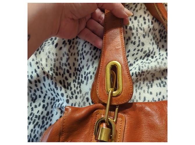 Chloé Paraty Ledertasche Cognac - Ansicht 4