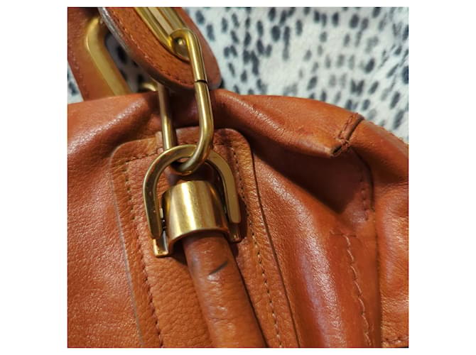 Chloé Paraty Ledertasche Cognac - Ansicht 5