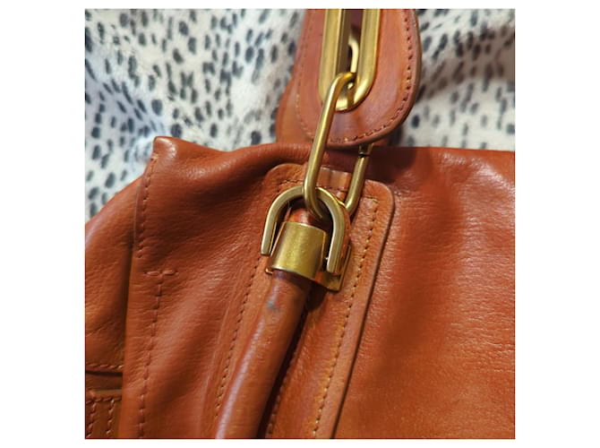 Chloé Paraty Ledertasche Cognac - Ansicht 6