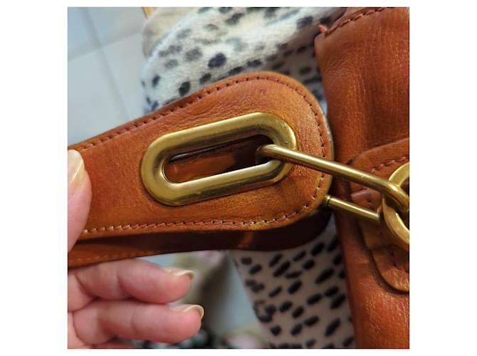Chloé Paraty Ledertasche Cognac - Ansicht 9