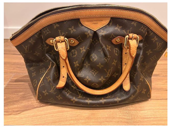 Borsa a mano Louis Vuitton Tivoli in pelle marrone Marrone scuro - vista 2