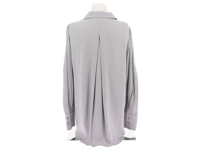 Autre Marque VAKKO Tops T.FR 36 Viscose Cinza - vista 2