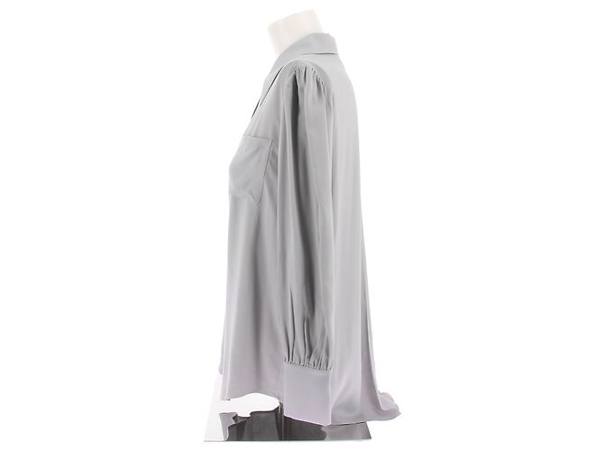 Autre Marque VAKKO Tops T.FR 36 Viscose Cinza - vista 4