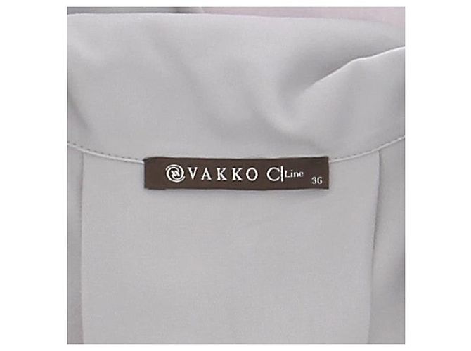 Autre Marque VAKKO Tops T.FR 36 Viscose Cinza - vista 5