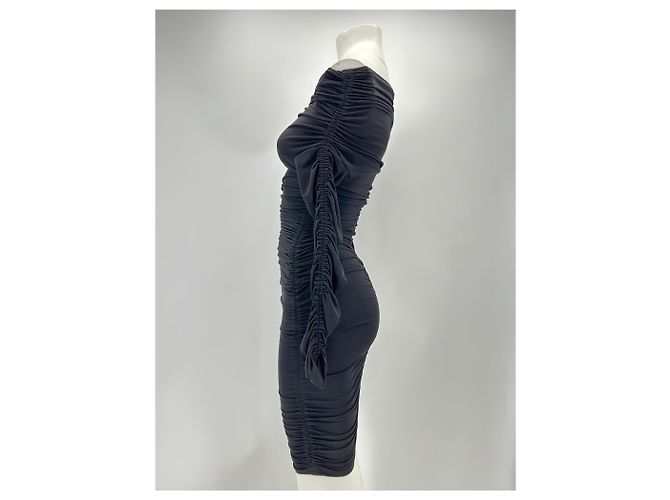 Autre Marque UNTERSCHRIFTLOS / UNTERSCHRIFTLOS Kleider T.International S Polyester Schwarz - Ansicht 4