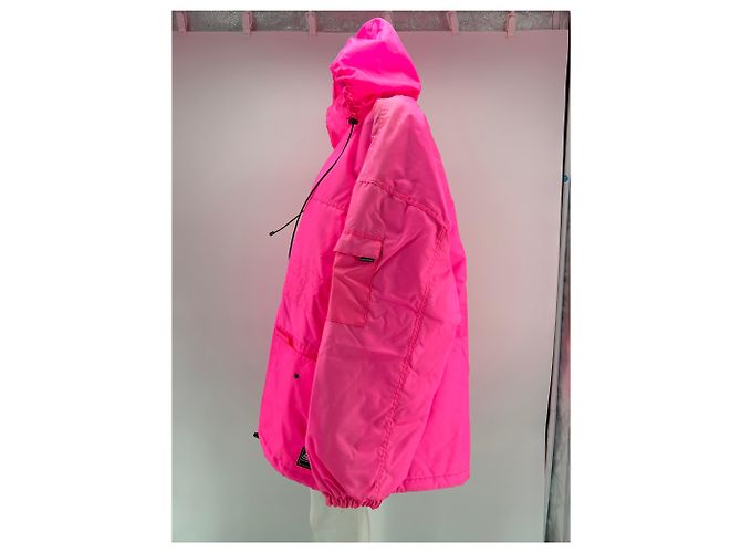 Mäntel BALENCIAGA T.FR 48 Polyester Pink - Ansicht 3