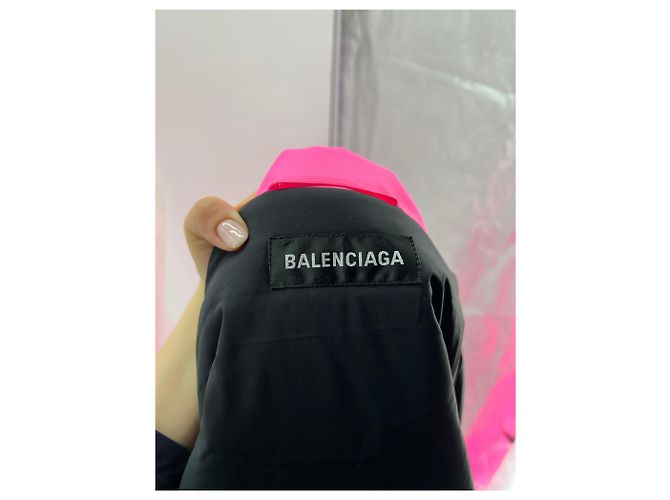 Mäntel BALENCIAGA T.FR 48 Polyester Pink - Ansicht 5