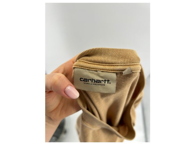 Autre Marque CARHARTT Strickwaren & Sweatshirts T.International M Baumwolle Braun - Ansicht 3