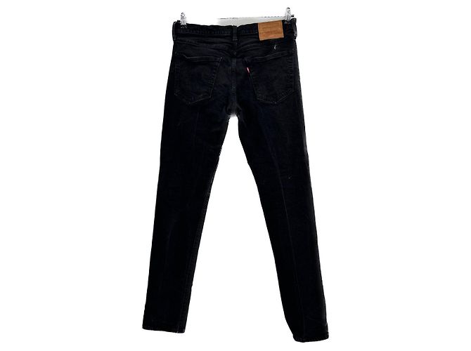 Jeans LEVI'S T.US 33 Cotone Nero - vista 2