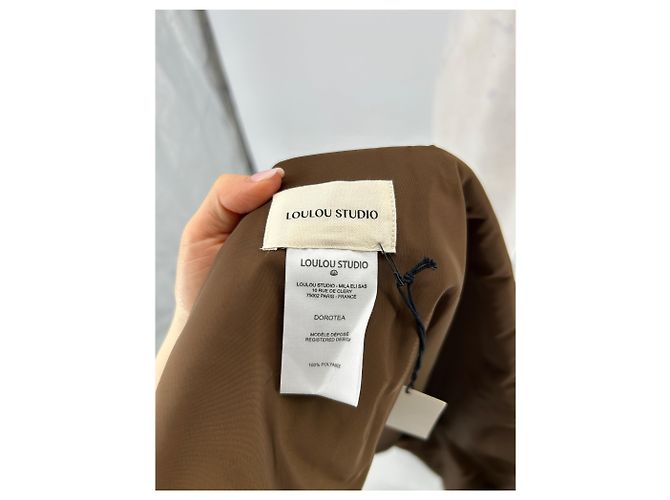 Autre Marque LOULOU STUDIO Bufandas T. Poliéster Castaño - vista 2