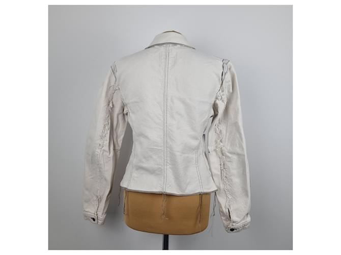 Giacca Marithé et François Girbaud in cotone beige - vista 2