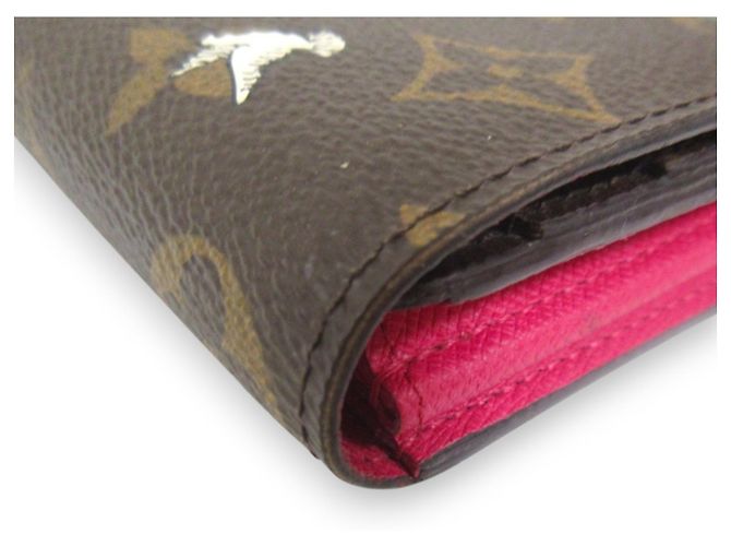 Billetera larga bi-fold edición limitada de Navidad Louis Vuitton Castaño Multicolor - vista 13