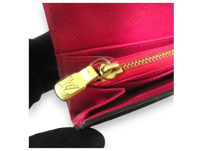 Billetera larga bi-fold edición limitada de Navidad Louis Vuitton Castaño Multicolor - vista 16