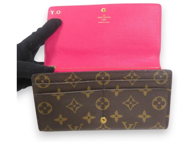 Billetera larga bi-fold edición limitada de Navidad Louis Vuitton Castaño Multicolor - vista 3