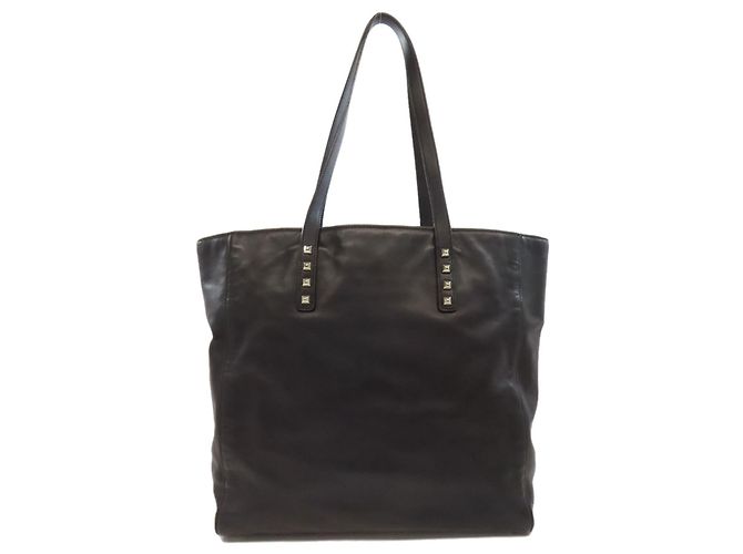 Borsa tote con borchie Miu Miu Nero - vista 2