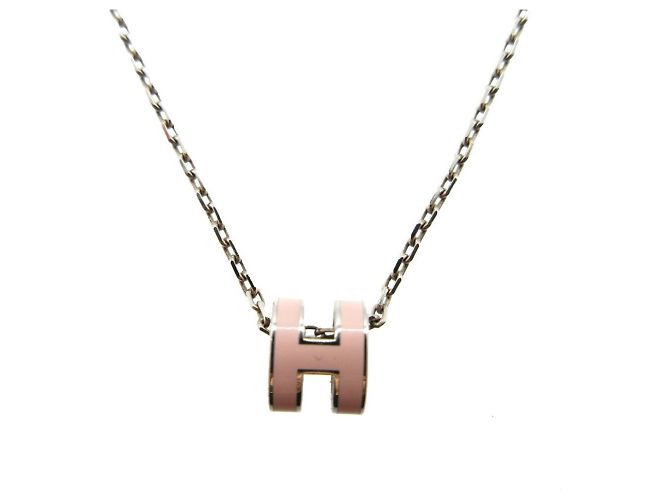 Collar Mini Pop Ash de Hermès Plata Rosa - vista 2