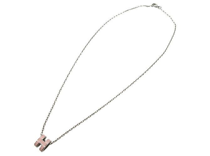 Collar Mini Pop Ash de Hermès Plata Rosa - vista 4
