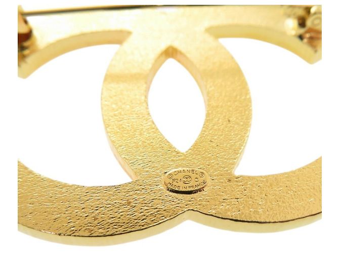 Spilla in metallo bicolore Coco Mark di Chanel Rosa D'oro - vista 4