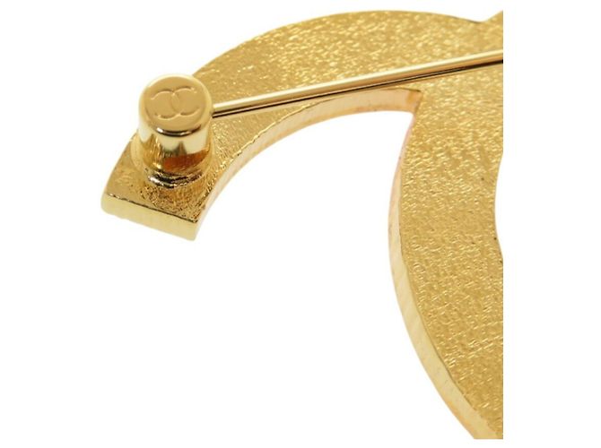 Spilla in metallo bicolore Coco Mark di Chanel Rosa D'oro - vista 5