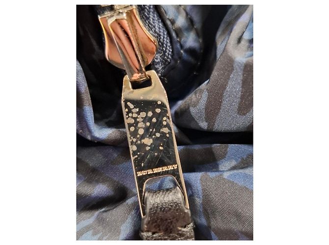 Burberry Coastal Print Rucksack aus blauer Polyamid - Ansicht 14