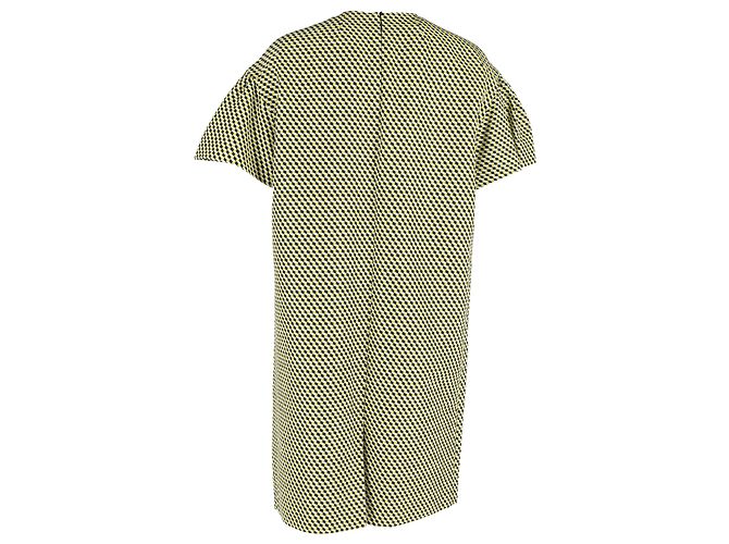 Abito stampato geometrico Dries Van Noten in seta multicolore - vista 3