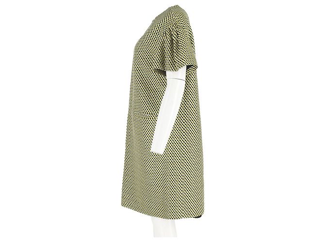 Abito stampato geometrico Dries Van Noten in seta multicolore - vista 5