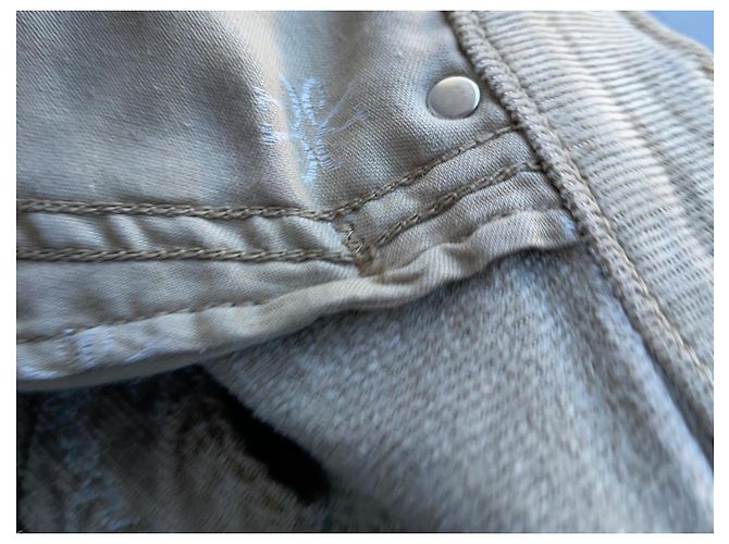 Vaqueros de terciopelo Jacob Cohen Beige Talla 42 - vista 11